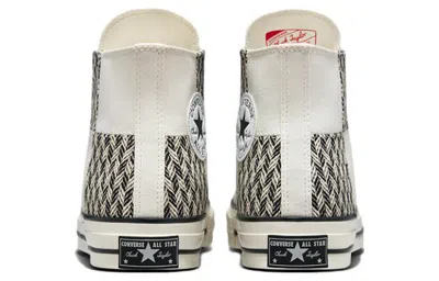 Converse Chuck 70 High 'herringbone Patchwork' In White