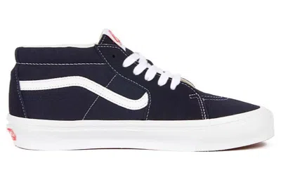 Vans Vault Nigel Cabourn X  Vault Man Sneakers Navy Size 9 Leather, Textile Fibers In Blue