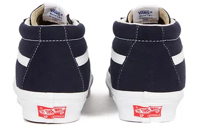 Vans Vault Nigel Cabourn X  Vault Man Sneakers Navy Size 9 Leather, Textile Fibers In Blue
