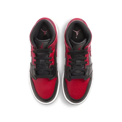 Air Jordan (gs)  1 Mid 'banned' In Red