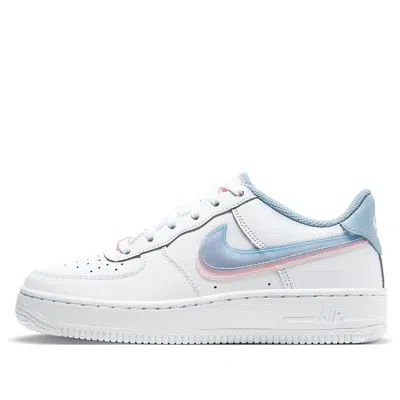 Nike (gs)  Air Force 1 Lv8 'double Swoosh' In White