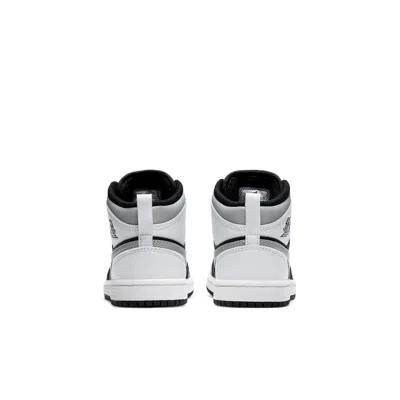 Air Jordan (ps)  1 Mid 'white Shadow' In Black