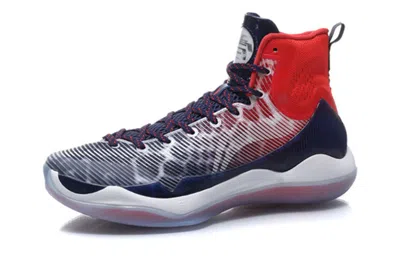 Li-ning Hi-top Red/black/white In Blue