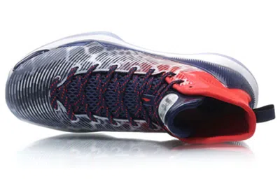 Li-ning Hi-top Red/black/white In Blue