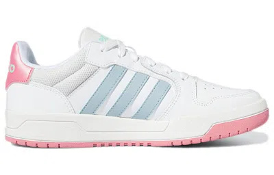 Adidas Originals (wmns) Adidas Entrap Cozy Wear-resistant Skate Shoes 'white Pink Blue'