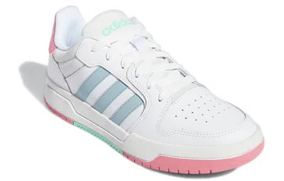 Adidas Originals (wmns) Adidas Entrap Cozy Wear-resistant Skate Shoes 'white Pink Blue'