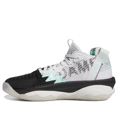 Adidas Originals (gs) Adidas Dame 8 'dash Grey' In White