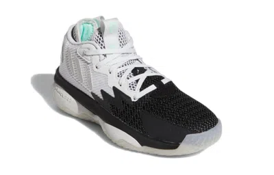 Adidas Originals (gs) Adidas Dame 8 'dash Grey' In White