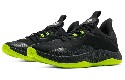 Under Armour Curry 2 Hovr Splash 'black Green' In Multi