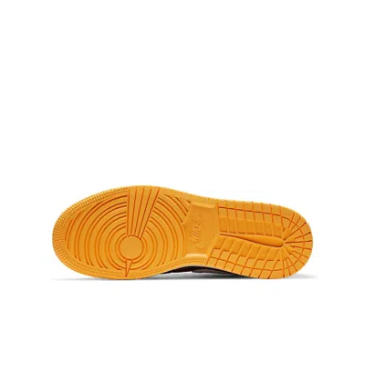 Air Jordan (gs)  1 Mid 'black Laser Orange' In Multi