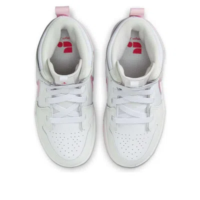 Air Jordan (ps)  1 Mid Rm Easyon 'white Pink'