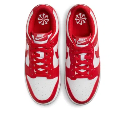 Nike Dunk Low Next Nature Sneaker In Red And White