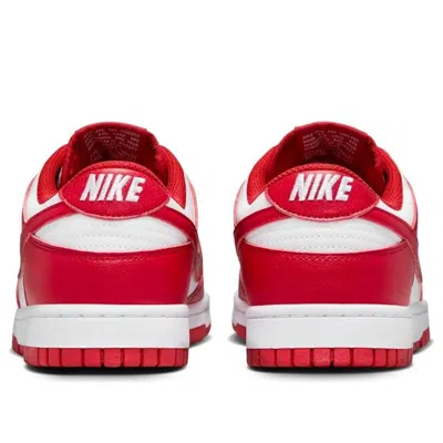 Nike Dunk Low Next Nature Sneaker In Red And White