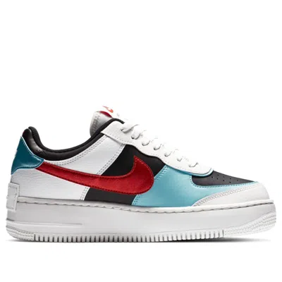 Nike (wmns)  Air Force 1 Shadow 'white Bleached Aqua' In Multi