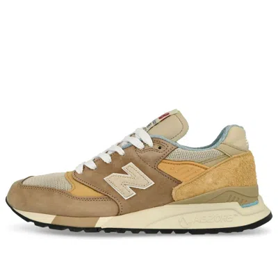 New Balance Suede And Mesh Sneakers With Signature Logo Detail
