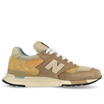New Balance Suede And Mesh Sneakers With Signature Logo Detail