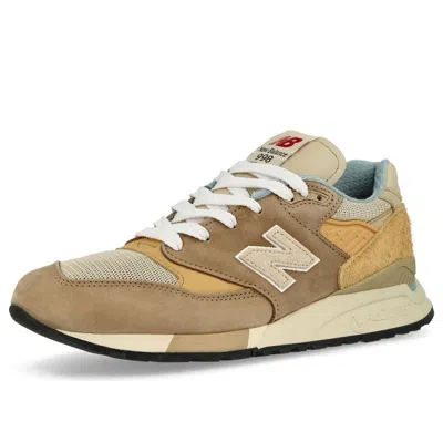 New Balance Suede And Mesh Sneakers With Signature Logo Detail