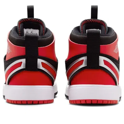Air Jordan (ps)  1 Mid Rm Easyon 'black White University Red'