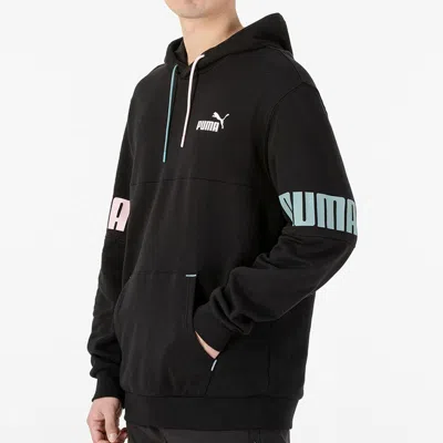 Puma Power Logo Printing Sports Black