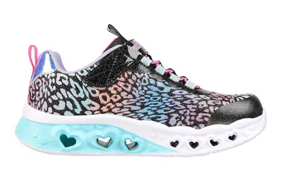 Skechers (gs)  Flutter Heart Lights 'loves Wild' In Multi