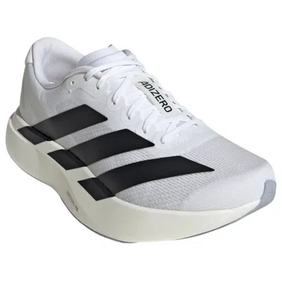 Adidas Originals Adidas Adizero Evo White Sneakers With Signature 3-stripes In Gray