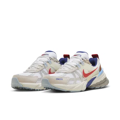 Nike (wmns)  V2k Run 'metallic Silver Gym Red Deep Royal Blue' In Multi
