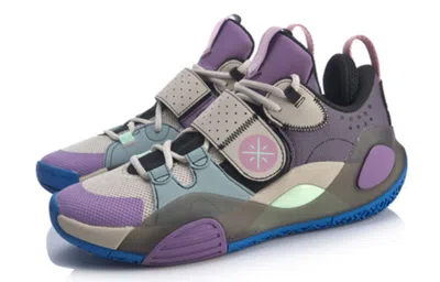 Li-ning Wade All City 8 'grey Purple' In Blue