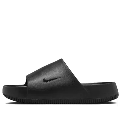 Nike Serene Contoured Open Toe Slides In Black