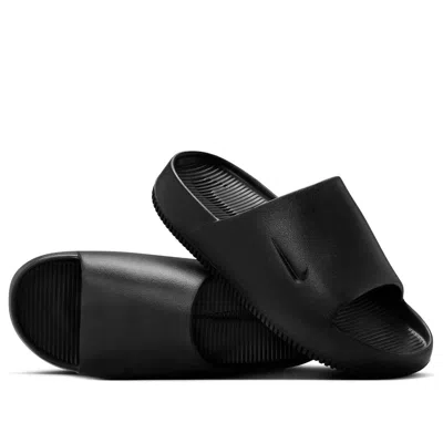 Nike Serene Contoured Open Toe Slides In Black
