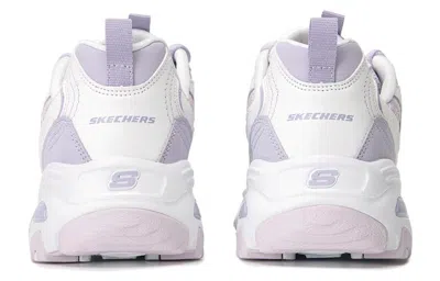 Skechers (wmns)  D'lites 1.0 Sneakers 'white Purple' In Gray
