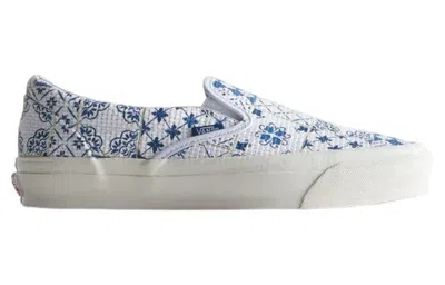 Vans X Kith Azulejo Tile Sneakers In Blue