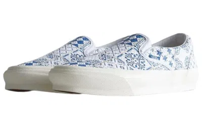 Vans X Kith Azulejo Tile Sneakers In Blue