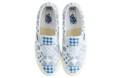 Vans X Kith Azulejo Tile Sneakers In Blue