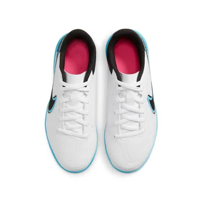 Nike (gs)  Jr Tiempo Legend 9 Club Tf Turf Shoes 'white Blue Black'