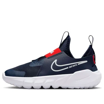 Nike (ps)  Flex Runner 2 'midnight Navy Red' In Blue