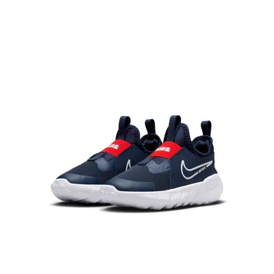 Nike (ps)  Flex Runner 2 'midnight Navy Red' In Blue