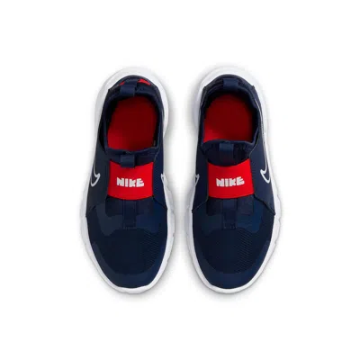 Nike (ps)  Flex Runner 2 'midnight Navy Red' In Blue