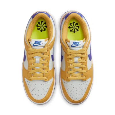 Nike Dunk Low Next Nature Sneakers In Gold