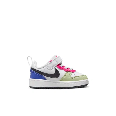 Nike (td)  Court Borough Low Recraft 'white Pink Multicolor'