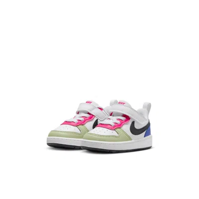 Nike (td)  Court Borough Low Recraft 'white Pink Multicolor'