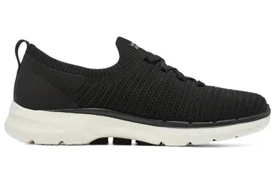 Skechers (wmns)  Go Walk 6 Low Top Black In Black
