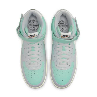 Nike Air Force 1 Mid '07 Lx "grey Fog Enamel Green" Sneakers In Green