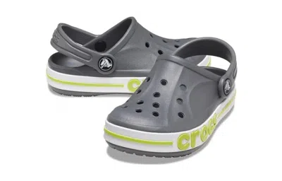 Crocs (gs)  Bayaband Clog 'grey Lime Punch' In Multi