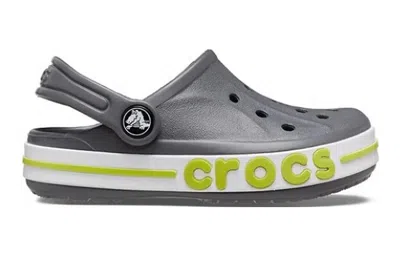 Crocs (gs)  Bayaband Clog 'grey Lime Punch' In Multi
