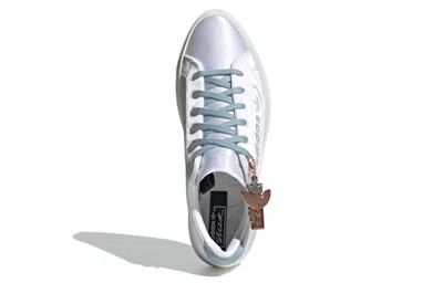 Adidas Originals (wmns) Adidas Sleek Super 'cloud White Silver'' In Metallic