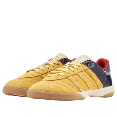 Adidas Originals Adidas X Wales Bonner X Wales Bonner Gender Inclusive Samba Suede Sneaker In Yellow