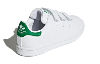 Adidas Originals (ps) Adidas Stan Smith Cf Velcro 'white Green' In Multi