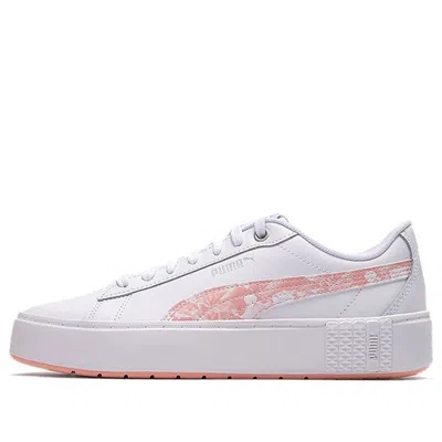 Puma (wmns)  Smash Platform V2 Untamed Su Shoes For White/pink