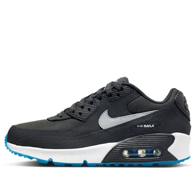 Nike (gs)  Air Max 90 'anthracite Reflect Silver' In Black