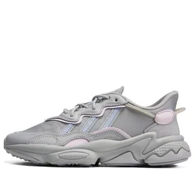 Adidas Originals Ozweego Sneaker In Grey Two/blue Dawn/clear Pink ...